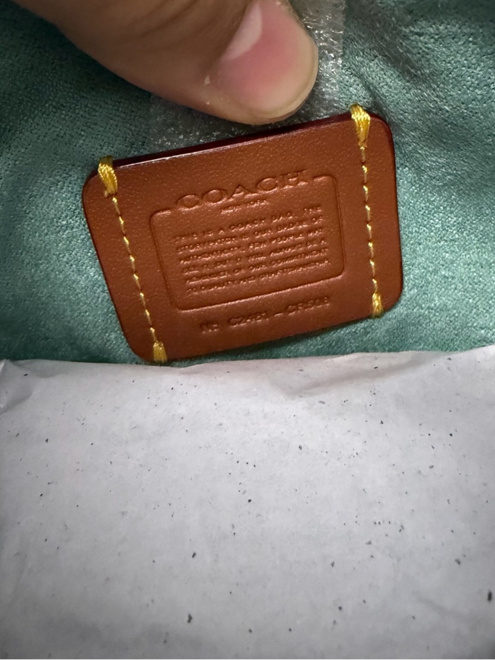 Coach Jonie in Aquamarine - Picture 6 of 6